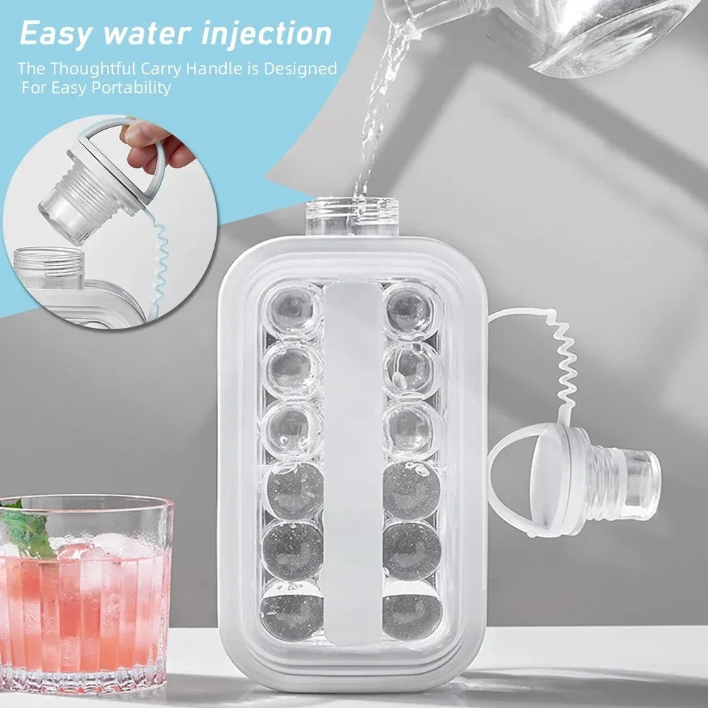 2-in-1 Silicone Ice Ball Maker