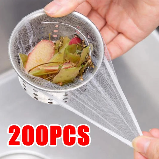 30/200Pcs Disposable Kitchen Sink Filter